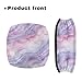 Cugasmaru Purple Marble Walker Seat Covers for Ladies, Washable Walker Seat Cover Sets Easy to Install Soft Walkers for Seniors with Seat Gifts Rollator Walker Accessories for Seniors