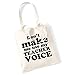 Don't make me use my teacher voice tote bag