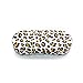 Hard Clamshell Eyeglass Case, Leopard Print Protective Glasses and Sunglasses Holder - For Kids & Adults, Men & Women - Brown - by OptiPlix
