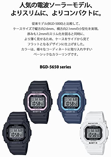 Image of Casio] [Baby-G Wrist Watch Radio Solar BGD-5650-2JF Women's Blue