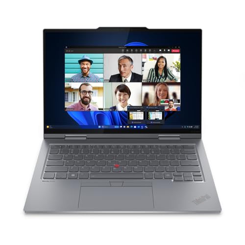Image of Lenovo ThinkPad X1 Gen 9 21KE006BUS 14 inch Touchscreen Convertible 2 in 1 Notebook - WUXGA - Intel Core Ultra 7 165U - vPro Technology - Intel Evo Platform - 32 GB - 512 GB SSD - English Keyboard - Gray