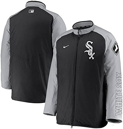 日ハムファイターズ オンフィールドトレーニングジャケット黒白 S