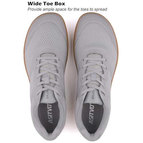 Image of ASITVO Barefoot Shoes Men Wide Walking Zero Drop Cross Trainer Gym Sneakers | Minimalist Grounding Walking Width Toe Box Knit Seamless Upper Colorful