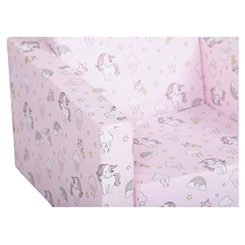Delsit Replacement Cover for Sofa & Chair Fabric with Secure Fit - Easy to Install & Remove - Durable, Washable & Stylish Sofa Cover for Kids Furniture | Only Replacement Cover Cover
