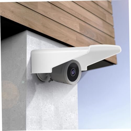 Protector para cámara exterior universal de plástico blanco resistente intemperie 5