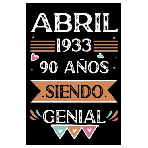 CUADERNO, Abril 1933, 90 Años Siendo Genial: Libro de visitas, cuaderno, 110 páginas de felicitaciones, idea de regalo, regalo Para la esposa, novia, mujer, La madre