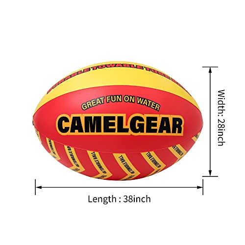 Camelgear Water Sports Boat Tubing Ball,Water Towable Tube Ball For Boating Water Skiing -Keep Stable Reduces Rope Spray With 62.34 Foot Ski Rope,Water Sport Towables Accessory #TOP2