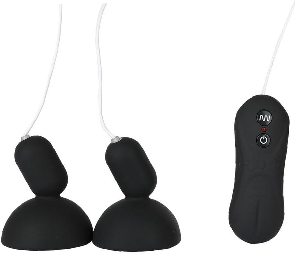 Enhanced Nipple Stimulation Vibrator and Suction Cup Massager GA65742