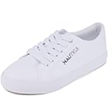Women's Fashion Court Sneakers - Lace-Up Casual Tennis Shoes for Ladies