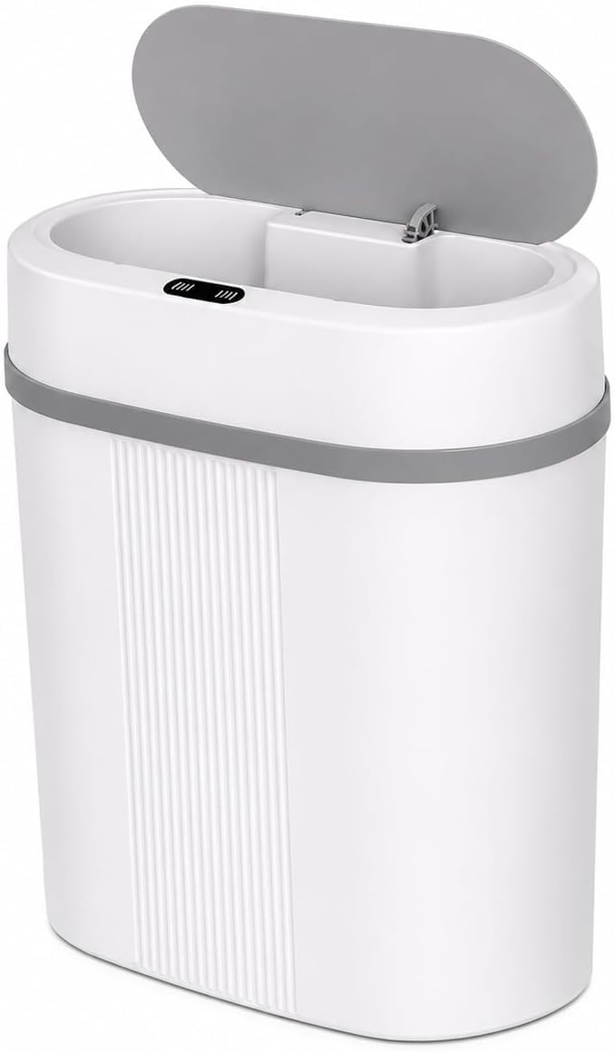 Lixeira Automática 12 Litros Sensor Infravermelho | Para Cozinha, Para Banheiro, Para