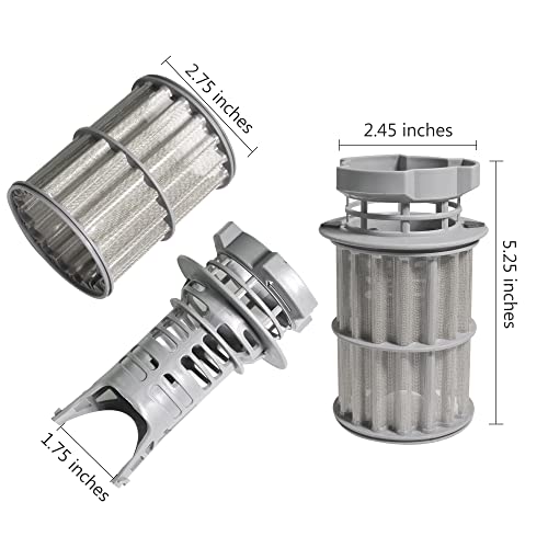 645038 Spülmaschinen-Gerätefilter, Mikro-Umwälzpumpe, 00645038, Spülmaschinen-Filterkorb, kompatibel mit Bosch Thermador Küchenzubehör, Ersatz