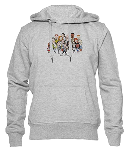 The Office Gang Sudadera con Capucha Unisex Hombres Mujeres Gris Manga Larga Hoodie Men's Women's...