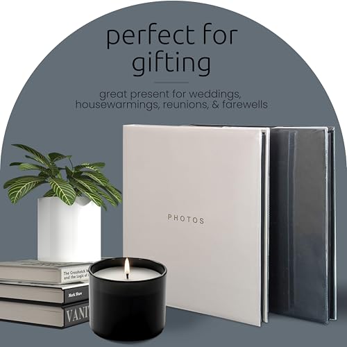 Kieragrace KG Jocelyn Black Photo Album – Holds 400 4 x 6 Photos