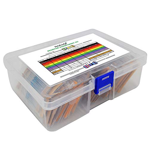 1460 Piece Resistor Assortment Kit,Metal Film Resistor Resistance,1/4 Watt 1 Ohm to 1M Ohm,Total 73 Value for DIY Electric Projects - Thumbnail 4
