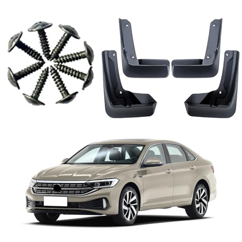 Image of Mud Flaps Splash Guards Fit for Volkswagen Jetta(2023-2024),Tire mud Guard,No Drilling Fender Flares,Anti Splash Sewage Mud,Front and Rear Wheel fenders,Vehicle Sediment Protection,4PCS