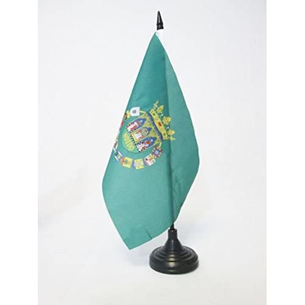 AZ FLAG Province of Soria Table Flag 5'' x 8'', Soria Office Decoration 100% Polyester 21 x 14 cm
