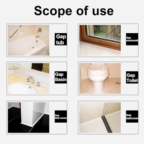 FOLAI Silikonentferner Werkzeug Fugenglätter Silikon Abzieher für Silikonfugen, Entferner-Edelstahlkopf & 5 Silikonersatz & 4 Fugenschaber-Pads für Küche, Bad, Wand, Boden, Fliesen, …