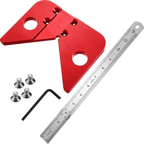 thumbnail: Mini Center Finder Tool - Precisie Vierkant Voor Houtbewerking