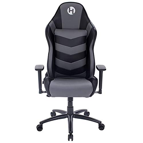 Techni Sport High Back Video Game Chair With Foam Seat And Arms, Reclining Racing Chair With Height And Tilt Adjustment, Grey #TOP3
