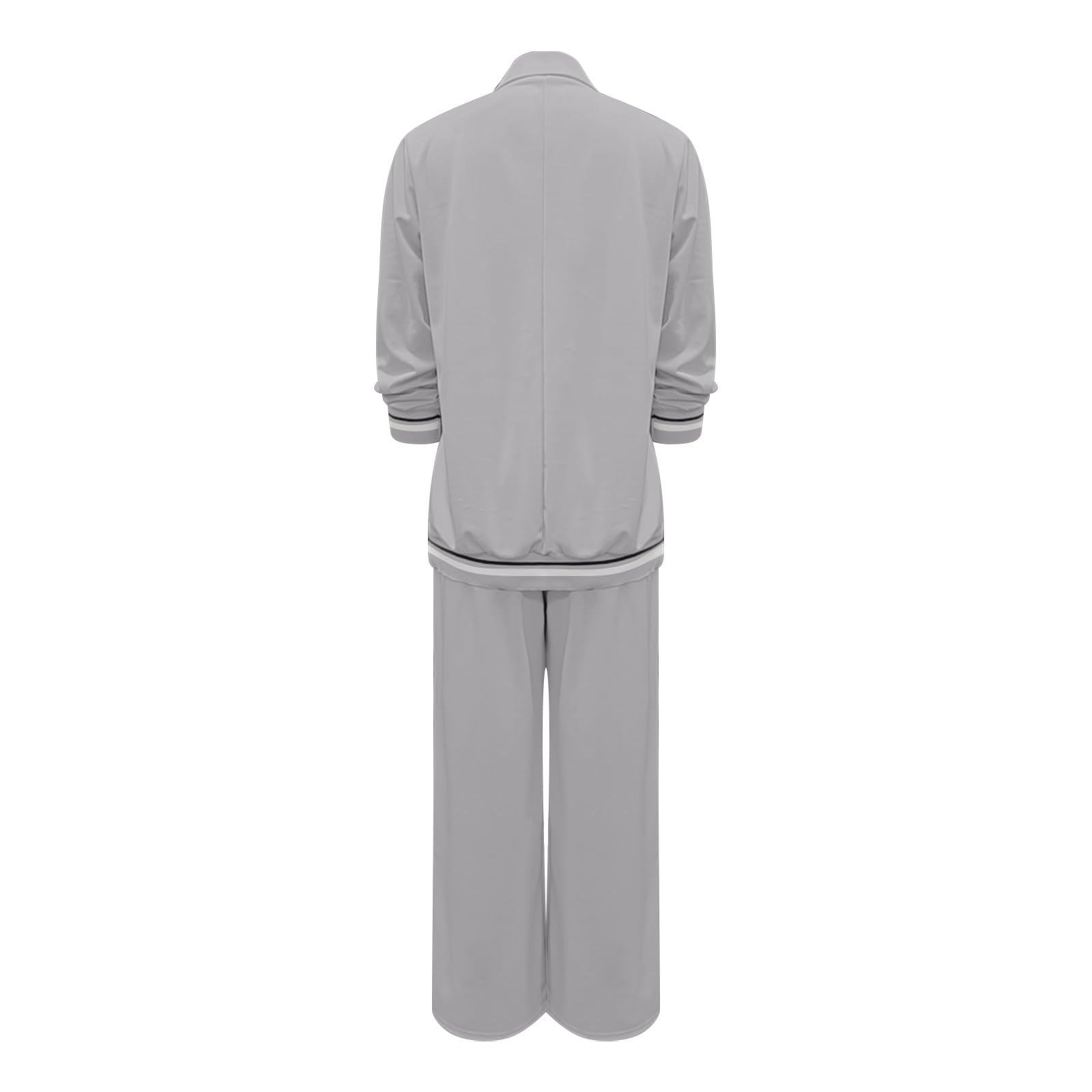Generico Tailleur Mujer Elegantes Dos Piezas Ropa Con Revers Y Botones Casual Completo Slim Fit Mangas Largas Pantalones Y Chaqueta Conjunto Trabajo Ligero Para Oficina Negocios Y Ocasiones Formales