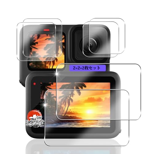 p gopro hero12 KXtB tیtB yYɎqfށz Ή Gopro Hero 12 Black JtB Cʗp2+Tuʗp2+LEDیtB2 ϏՌ p S[v 12 JیtB S