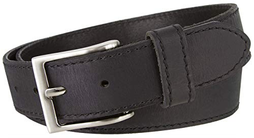 Made in Italy Casual Full Grain Leather Casual Jeans Belt