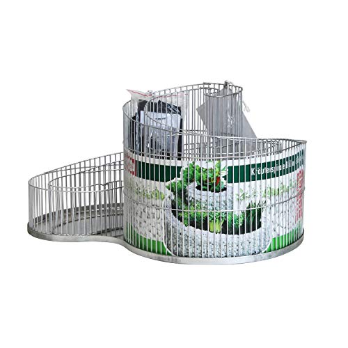 Kräuterspirale Balkon & Terrasse 57 x 42 cm 98890, silber, Outdoor