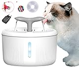 fuente gatos drinkwell 😸💦Sistema de Filtración Triple-(1) El carbón activado elimina el mal sabor y el mal olor, adsorbe el cloro residual y suaviza el agua del grifo (2) La tela no tejida podría filtrar el cabello y las impurezas (3) El filtro cerca de la bomba podría filtrar el cabello y las impurezas de forma secundaria. impurezas y envió el agua limpia a la parte superior de la fuente de agua para gatos.