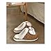 YEKIM Winter home slippers Women's indoor anti-skid slippers Indoor comfortable warm plush slippers, 40 41, 40-41