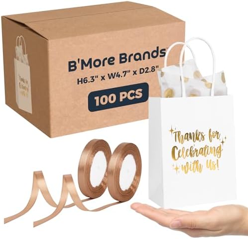 TaoBary 24 Pcs Wedding Gift Bag Bulk Wedding Welcome Bags Thanks You Bridal Shower