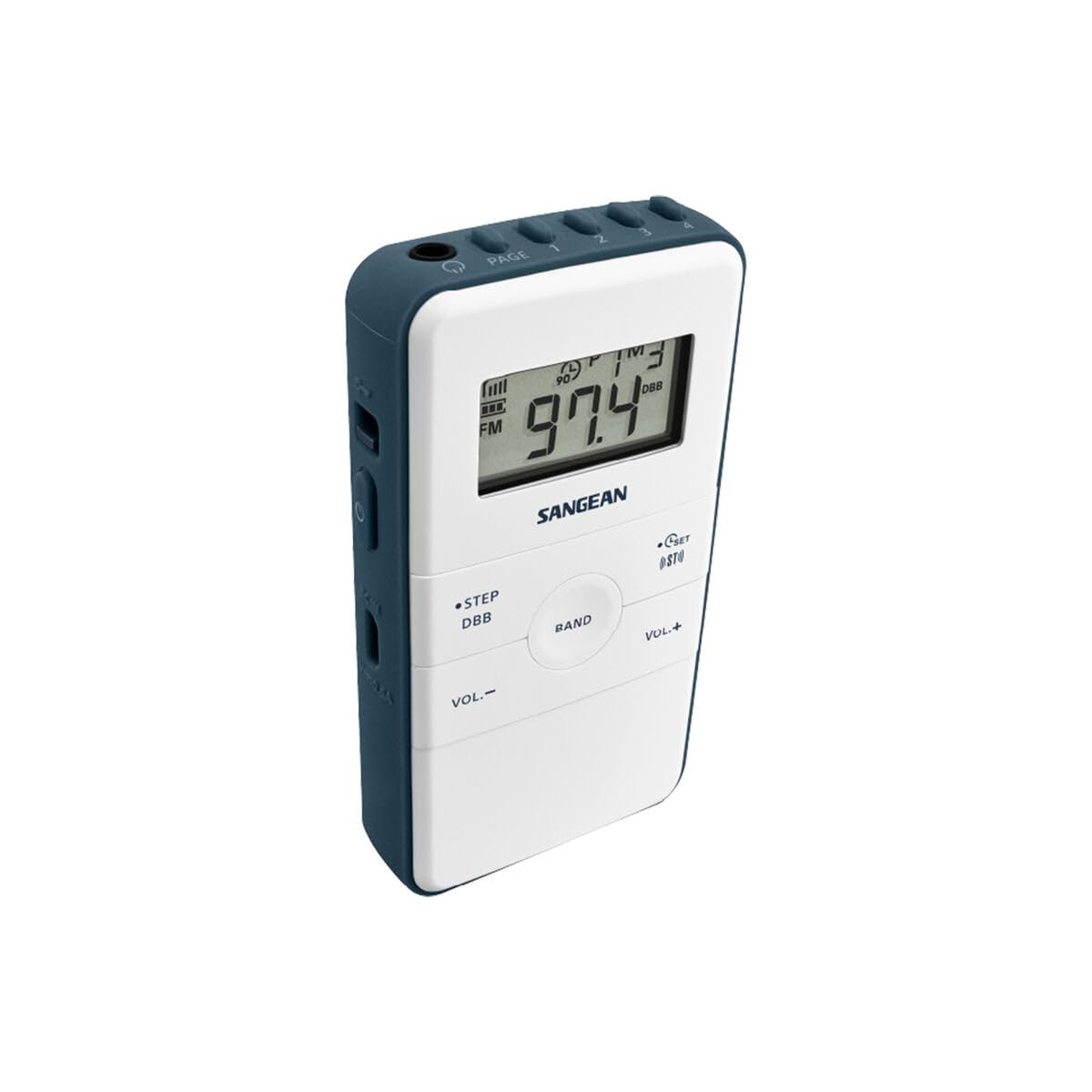 Sangean Radio Pocket 140 Blanco/Azul - Radio