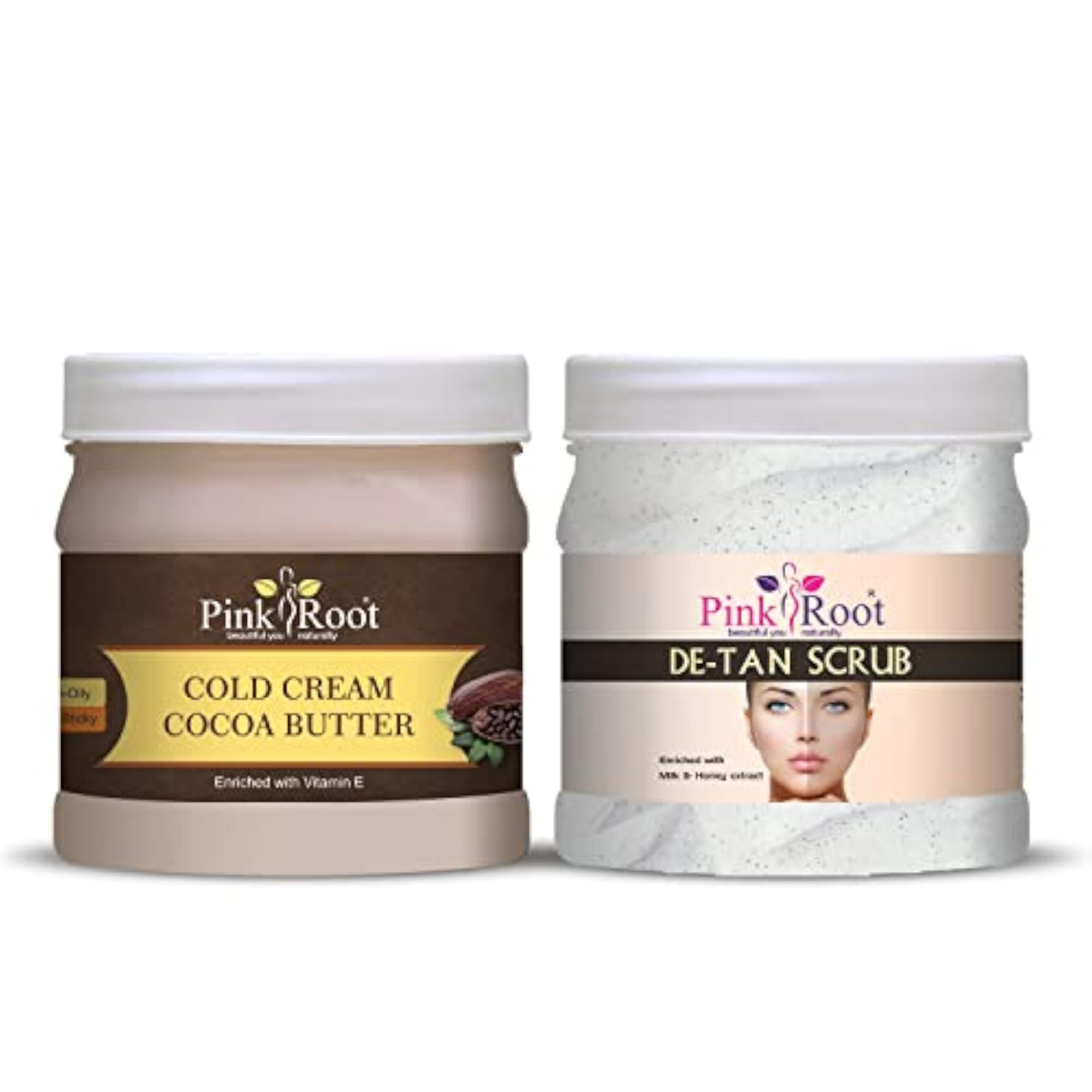 Cocoa Butter Cold Cream with De-Tan Scrub, 500 gm