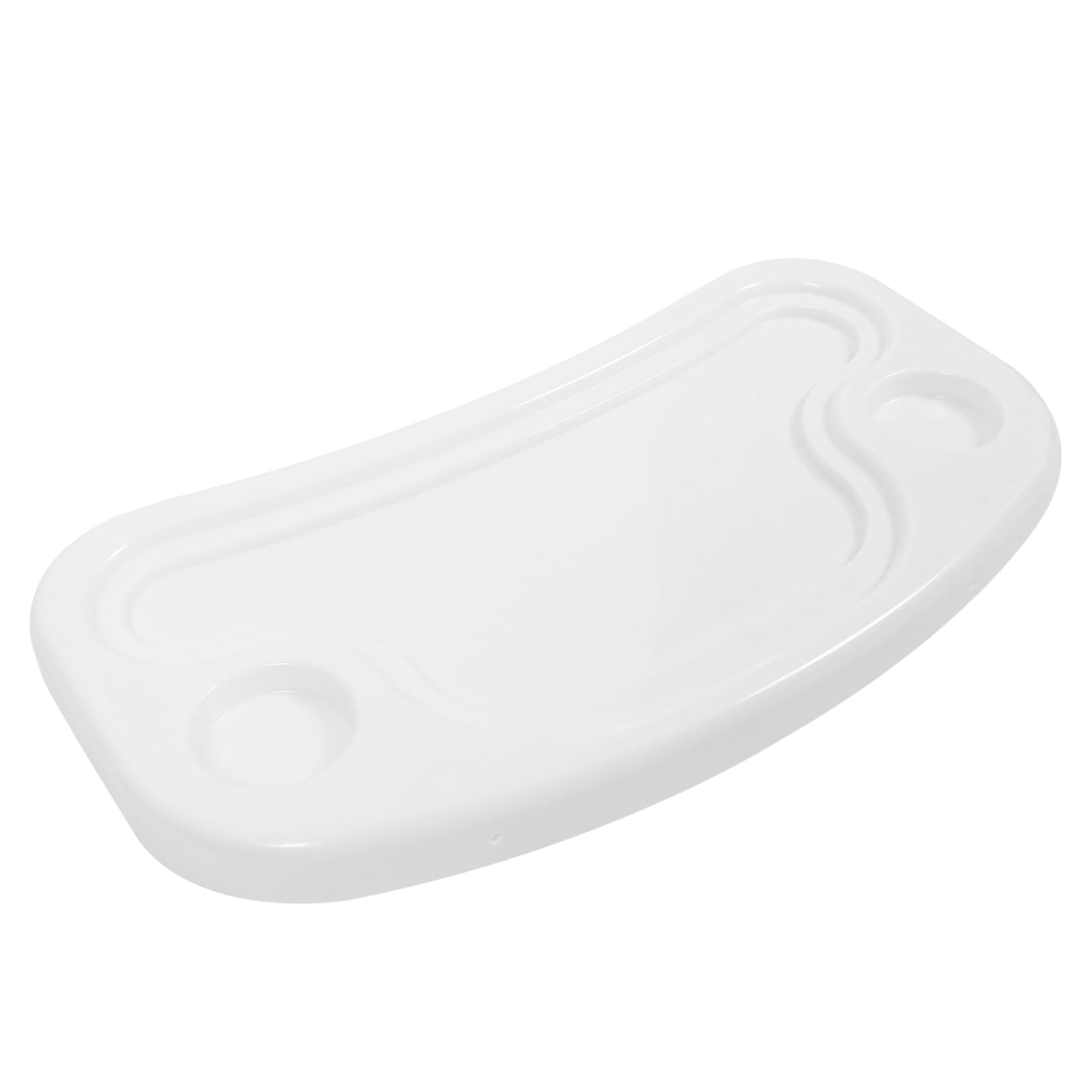 Hohopeti Vassoio per Seggiolone Bianco in Plastico Sicuro e Robusto, Accessorio per Pasti e Cena di Ragazzo Ragazza e Ragazzo Ragazza Design Semplice e Delicato