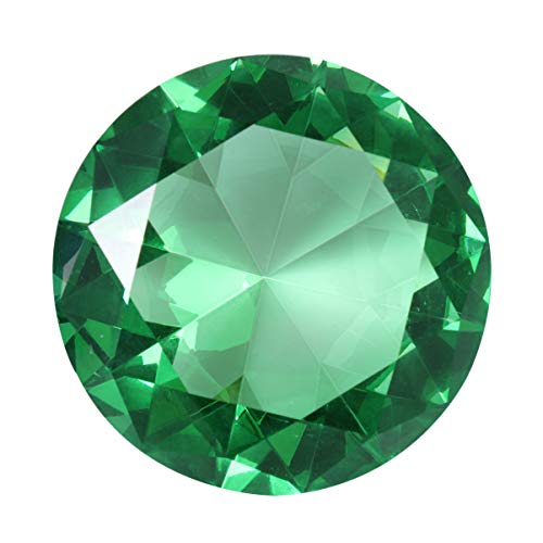Happyyami Large Green Acrylic Diamond Gems Pirate Gems Set Treasure Jewels for Arts and Crafts