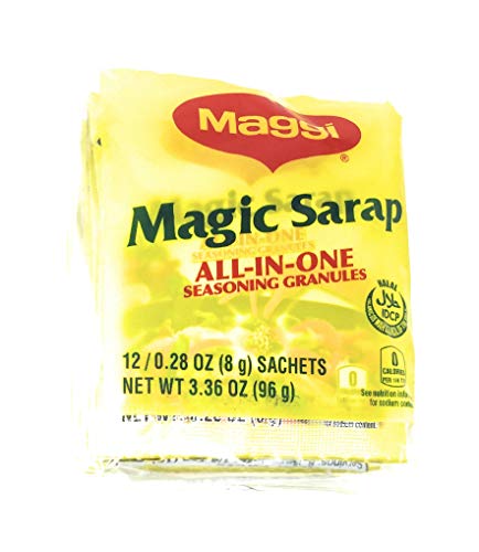Maggi Magic Sarap, All In One Seasoning Granules, 12 Sachets (12 x 0.28 oz (8g))