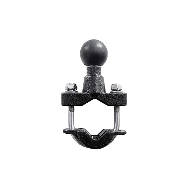 Pasuihcay Motorcycle Handle Bar Rail Mount 37Mm Width U-Bolt Mounting Base With 1 Inch Ball For Gps Work For, Black 3 41d zl9j4gl. sl500 . ss768