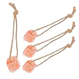 ABOOFAN 4個 ヒマラヤピンク岩塩ブロック 家畜用ミネラル補給 馬 鹿 ウサギ 小動物向け健康維持サポート用塩なめ塊