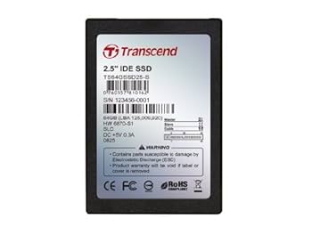 Amazon | Transcend 2.5インチ IDE SSD MLC 64GB TS64GSSD25-M