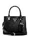 Imagen de GUESS bolso bandolera Noelle II Multi Compartment Satchel Black negro