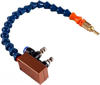 SHINEOFI Refrigerante De Niebla Sistema De Lubricación Por Niebla Rociador De Agua De La Máquina De Corte Boquilla Rociar Enfriamiento Frío Grasa Para Metal Azul Color Aleatorio