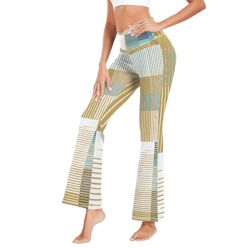 Legging compression pilates à rayures pour votre studio