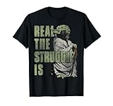 Star Wars Yoda Real The Struggle Is Graphic T-Shirt