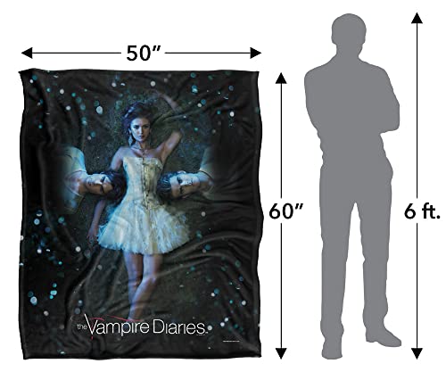 Vampire Diaries Damon (Somerhalder), Elena (Dobrev), Stefan (Wesley), Optimalweiche Kuscheldecke mit seidiger Haptik 152 x 127 cm
