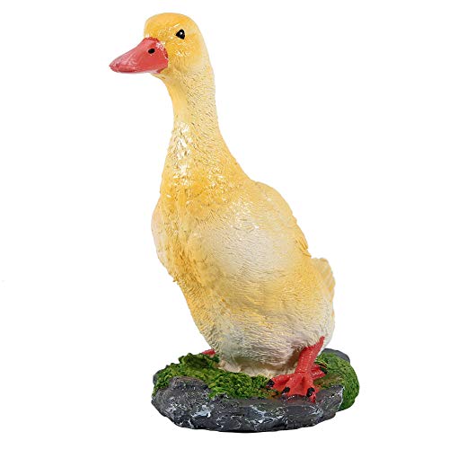 Décoration de Jardin Canard Mignon en Résine pour Fontaine et Bassin Extérieur