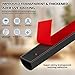 Bantie 20FT Weather Stripping Door Seal - Self Adhesive Weather Insulation Strip Weatherstripping Silicone D Shaped Seal Strip Door Frame Gap Filler/Window Soundproofing