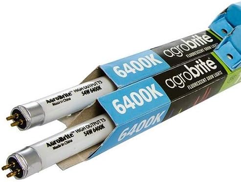 Miniatura 3 de Hydrofarm Bombillas de 6400 K, paquete de 4 bombillas FLT5464 de 4 pies y 54 vatios T5 AgroBrite de repuesto fluorescente, luz diurna de 4 pies,