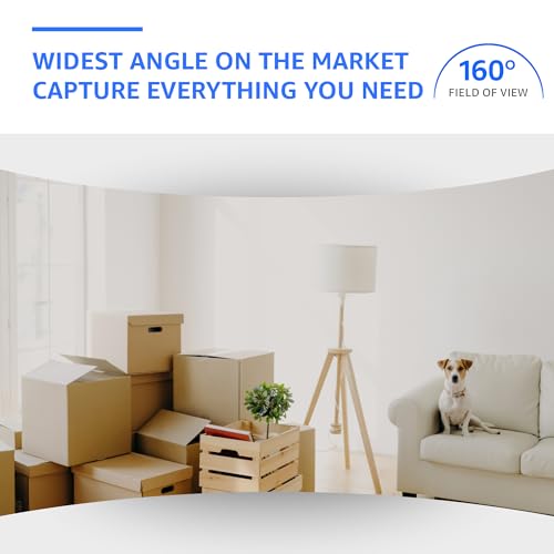 ALPHA TECH Indoor Camera with 160° Wide Angle, Plug in Offline Camera, No WiFi or App, Local SD Storage for Home Use - Image 3