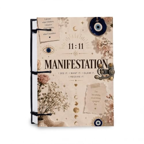 Image of Manifestation 4 Diary Notebook 7x5 Inch 160 Pages Unruled Journal for Writing