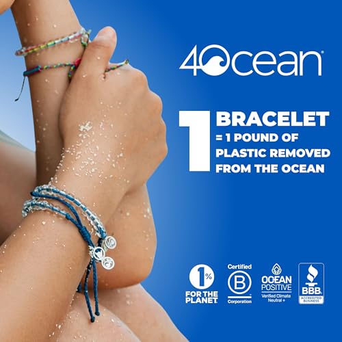 4Ocean Ghost Net Bracelet - Removes 1 Pound of Ocean Plastic - Handcrafted, Adjustable, Unisex - Made from Recycled Ghost Fishing Nets - Supports Marine Life and Ocean Conservation3