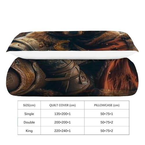 Housse de couette microfibre imprimé 3D 135x200 pour éliminer le repassage du linge fille